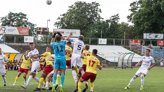 Mecz Olimpii Elbląg i Znicza Pruszków Mecz Olimpii Elbląg i Znicza Pruszków