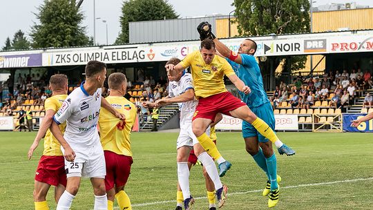 Mecz Olimpii Elbląg i Znicza Pruszków Mecz Olimpii Elbląg i Znicza Pruszków