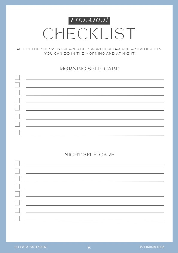 Self-care Workbook - strona 4