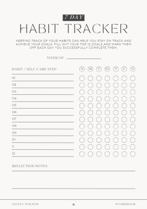 Self-care Workbook - strona 8