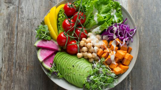 bowl of vegetable salads